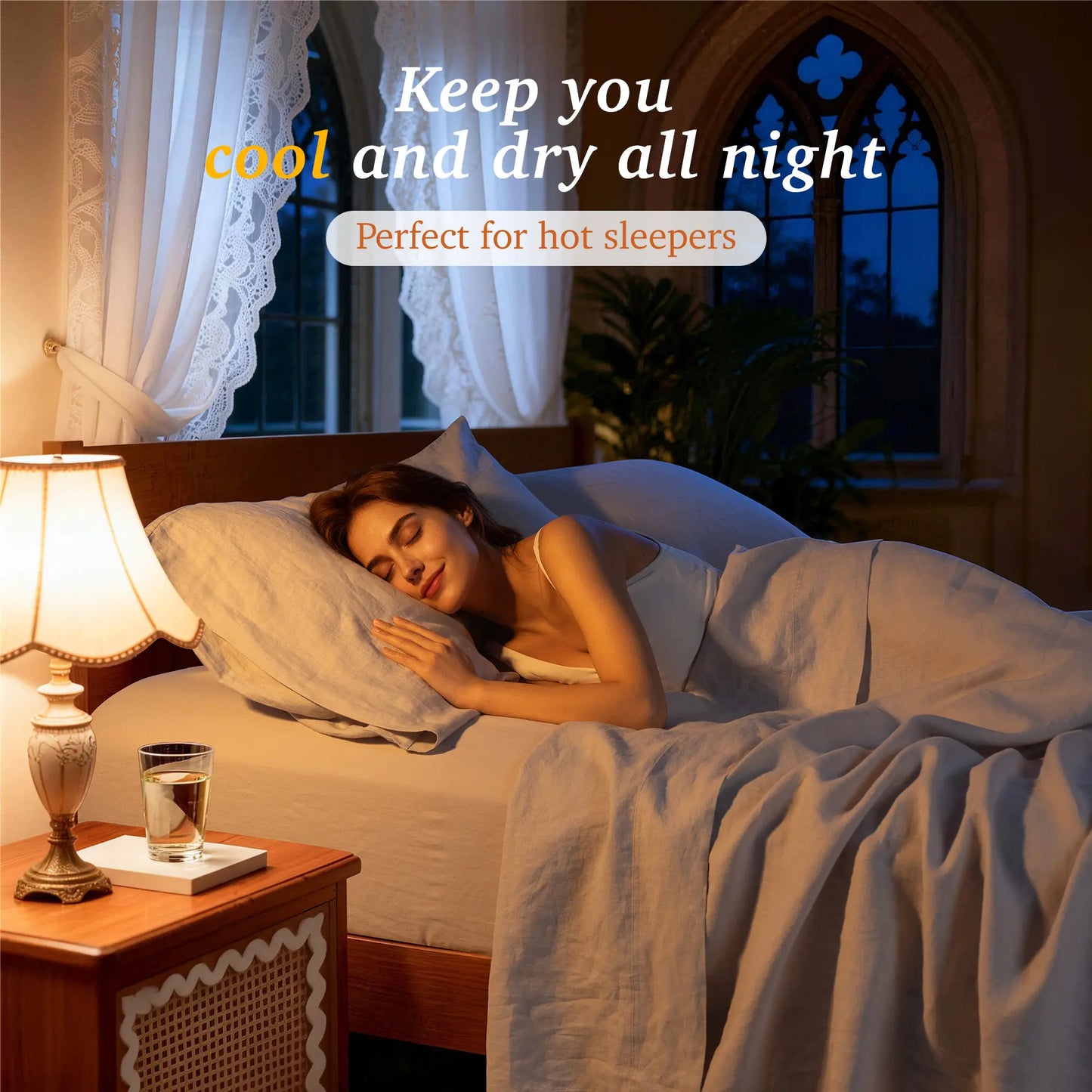 Kanesin Soft Washed Linen Bed Sheets